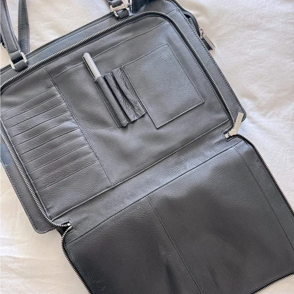 LAPTOP / work bag - GENUINE LEATHER - Picture 4 of 11